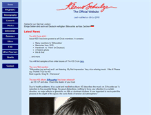 Tablet Screenshot of klaus-schulze.com